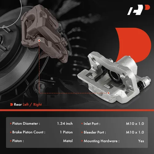 Miniatura 2 de A-Premium conjunto de pinza de freno de disco con soporte compatible con modelos seleccionados de Hyundai y Kia - para Sportage, Tucson - lado
