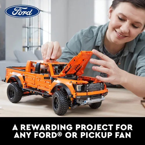 Miniatura 2 de LEGO Technic Ford F-150 Raptor 42126 Kit de construcción; disfruta de un proyecto gratificante; nuevo 2021 (1,379 piezas)