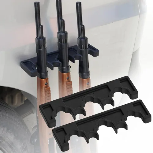Miniatura 8 de Adoreal Organizador magnético para rifles, organizador de armas de goma duradera para almacenamiento de armas, soporte magnético para armas