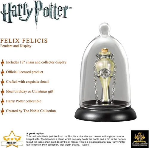 Miniatura 3 de Base de exposición con la pócima Felix Felicis de Harry Potter de The Noble Collection