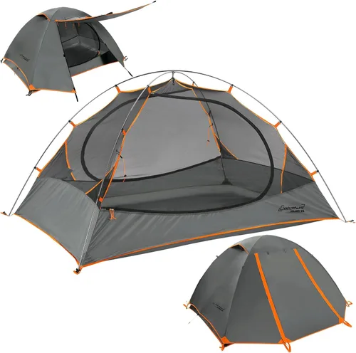 Miniatura 20 de Clostnature Tienda de campaña ligera para mochileros, 1/1.5/2/3/4/6 personas, tienda de campaña ultraligera e impermeable, tienda de campaña de 3