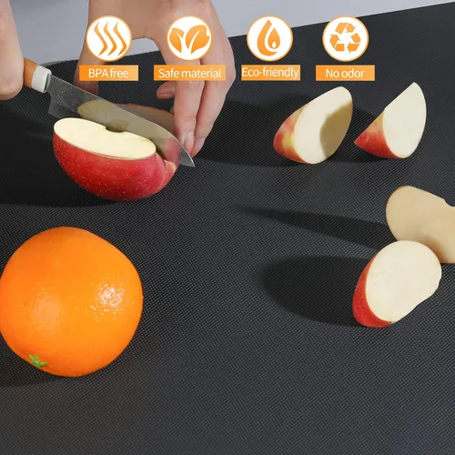 Miniatura 2 de Revestimiento para Estantes de Cocina, Forros para Cajones, Revestimientos No Adhesivos para Refrigerador, Tapetes Impermeables para Refrigerador