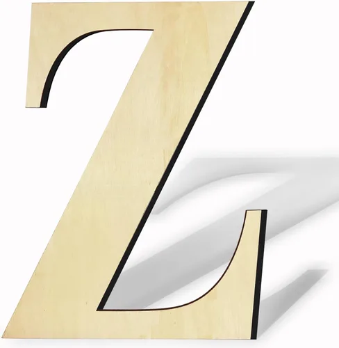 Miniatura 28 de Números de madera sin acabar - 3 grande de 15 pulgadas, en blanco y grande para manualidades de bricolaje, decoraciones de bodas y fiestas de Número