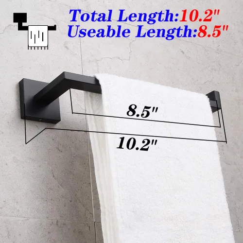 Miniatura 3 de GERZWY Juego de accesorios de baño SUS304 de acero inoxidable para ducha de baño de 3 piezas