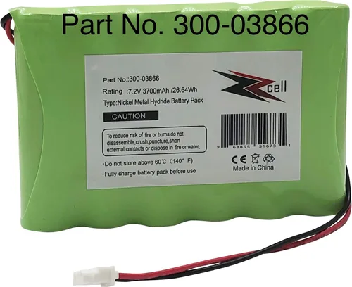 Miniatura 2 de ZZcell® Batería de alta capacidad compatible con Honeywell Alarm 300-03866, controlador lírico, teclado lírico LCP500-L, LYNXRCHKIT-SHA, OSA214