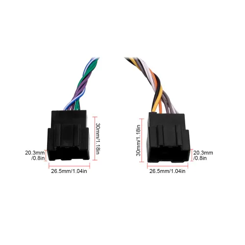 Miniatura 3 de RDBS Arnés de cableado de radio de coche Compatible con 2006-2013 Chevy, 2007-2012 GMC, 2006-2012 Buick, 2007-2009 Sturn Algunos moldes Adaptador