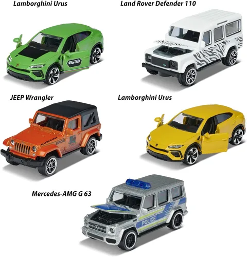 Miniatura 2 de Majorette SUV Paquete de 5