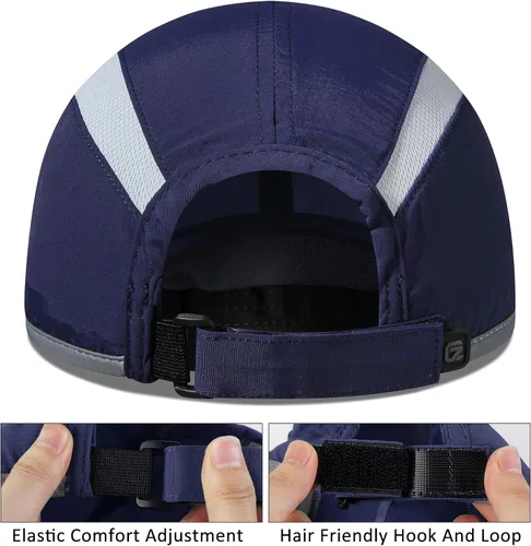 Miniatura 3 de GADIEMKENSD Sombrero reflectante plegable para exteriores, diseño sin estructura, protección solar UPF 50+, sombreros deportivos para mujeres