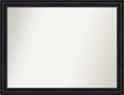 Miniatura 199 de Amanti Art Espejo personalizado, espejo de baño negro Astor, espejo de pared o espejo de tocador de baño sobre el fregadero (25 x 25 pulgadas)