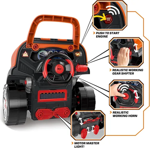 Miniatura 4 de SpringFlower - Juguetes y regalos para niños de 3 a 8 años, camiones grandes con motor para niños de 3 a 8 años, kit de construcción de camiones