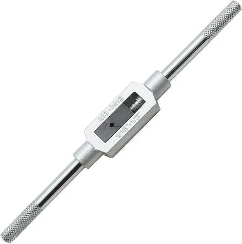 Miniatura 9 de Piutouyar M6-M20 Mango de llave de grifo ajustable 1/4"-3/4" Herramienta escariadora de mango de grifo