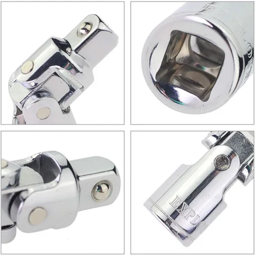 Miniatura 5 de Junta universal de impacto de aire conjunto conjunto de enchufes 3 piezas, 1/4 '', 3/8 '' y 1/2 '' Drive