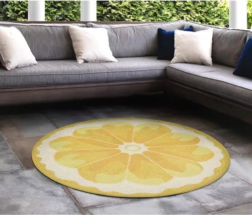 Miniatura 16 de Liora Manne FRONTPORCH - Alfombra duradera copetuda a mano para interiores y exteriores, decoración de aves de jardín de transición