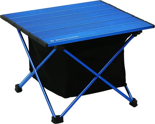 Miniatura 19 de ROCK CLOUD Mesa de campamento portátil de aluminio ultraligera, mesa de playa plegable para camping, senderismo, mochileros, picnic al aire libre