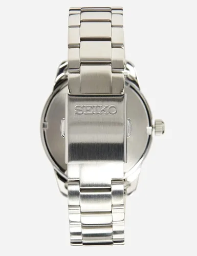 Miniatura 4 de Seiko Reloj solar para hombre correa de metal de acero inoxidable SNE525P1 plateado solar Plateado Solar