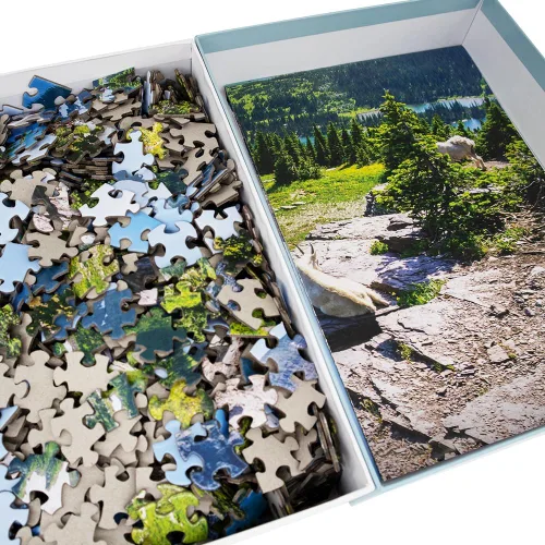 Miniatura 3 de Rompecabezas para adultos de 1000 piezas del Parque Nacional Glaciar, rompecabezas de 1000 piezas, grueso, resistente, preciso, entrelazado a partir