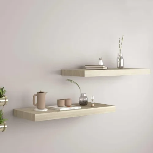 Miniatura 154 de Estantes flotantes de pared, juego de 4 estantes decorativos para montar en la pared, estante colgante con soportes invisibles para decoración