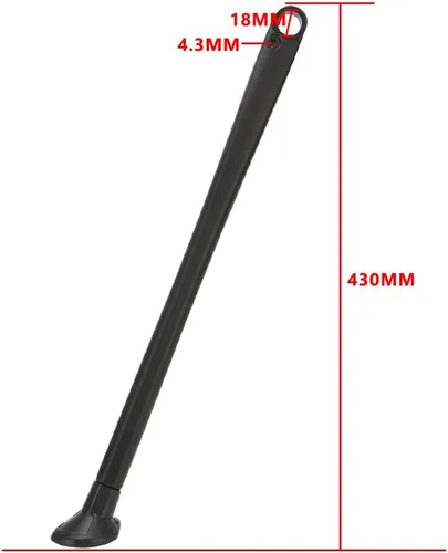 Miniatura 6 de JFG RACING Dirt Bike Kickstand lateral soporte forja aluminio con resortes para XC XCW XCF EXC EXCF 150 200 250 300 350 400 450 500 505 530 Negro