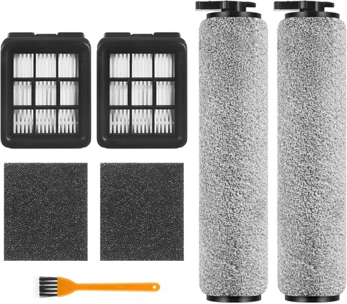 Juego de filtros de rodillo de cepillo de repuesto para Bissell HF3 3649A Filtros Hepa de vacío compatibles con Bissell HF3 Crosswave Aspiradora 2