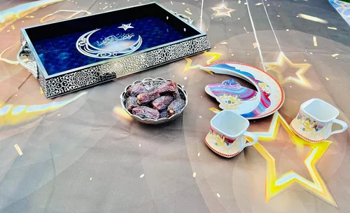 Miniatura 7 de Ayatul Kursi - Azucarero de caligrafía, cuenco para dátiles, frutero, cuenco de acero inoxidable para medicina, cuenco Ayat ul Kursi + caligrafía
