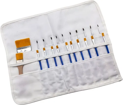 Miniatura 16 de Funny live Portapinceles para Suministros de Arte, Soporte para Pinceles de Artista y Organizador de Almacenamiento Estuche Bolsa Enrollable