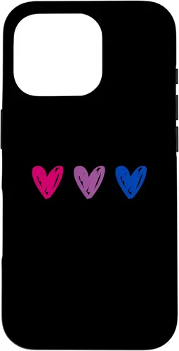Miniatura 20 de Funda para iPhone 12/12 Pro Bisexual Pride Hearts Bi Pride Flag