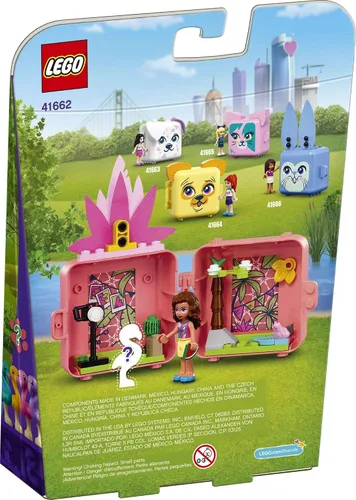 Miniatura 5 de LEGO Friends Olivia's Flamingo Cube 41662 Kit de construcción; incluye juguete de flamenco y mini muñeca; juego portátil es un gran regalo creativo