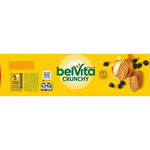 Miniatura 17 de belVita Galletas de barras de desayuno, naranja arándano, 8 paquetes (4 galletas por paquete)