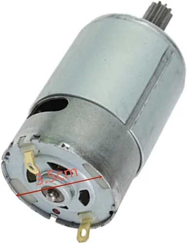 Miniatura 2 de weelye 1 unids Universal 550 35000RPM Motor Eléctrico RS550 12V Motor Drive Accesorio de Motor Niños RC Coche Niños Paseo en Juguetes Piezas