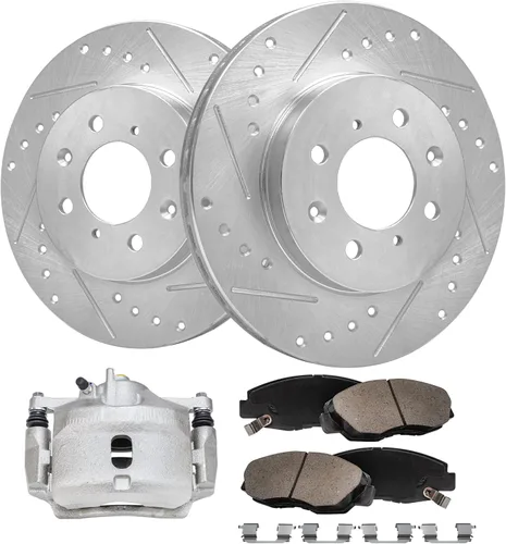 Miniatura 69 de Detroit Axle - Rotores de freno para Ford Mustang 2015, 2016, 2017, 2018, 2019, 2020, 2021, 2022, 2023, repuesto de rotores de freno de disco