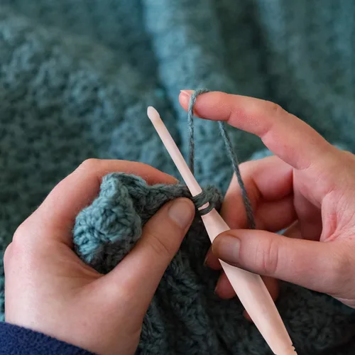 Miniatura 3 de Divit Shilp Ganchos de ganchillo Alpha con mango ergonómico, aguja de tejer hecha a mano de resina de 7 pulgadas, tejido de hilo para manualidades