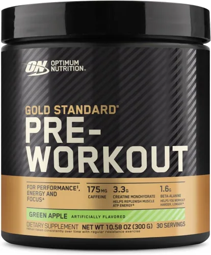 Miniatura 12 de Suplemento Dorado Estándar para antes del entrenamiento Optimum Nutrition, para 30 porciones, 10.6 onzas, 2730503, 1, 1