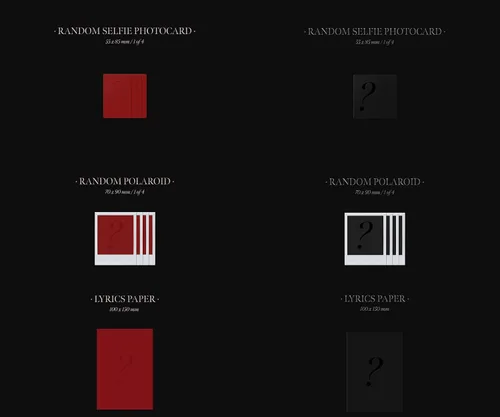 Miniatura 5 de Incl. Artículo anticipado JISOO ME PRIMER 1ST ÁLBUM ÚNICO ROJO + NEGRO - Juego de 2 Vistas. +Tienda Tarjeta Regalo K-POP SEALED