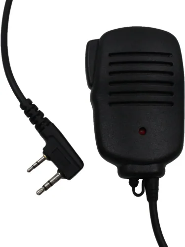 Micrófono de altavoz remoto de hombro de 2 pines PTT para Kenwood Puxing Wouxun Baofeng radio bidireccional 2 pines