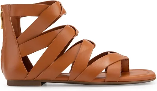 Miniatura 7 de Aerosoles Sandalias planas Glam para mujer, Bronceado Cuero