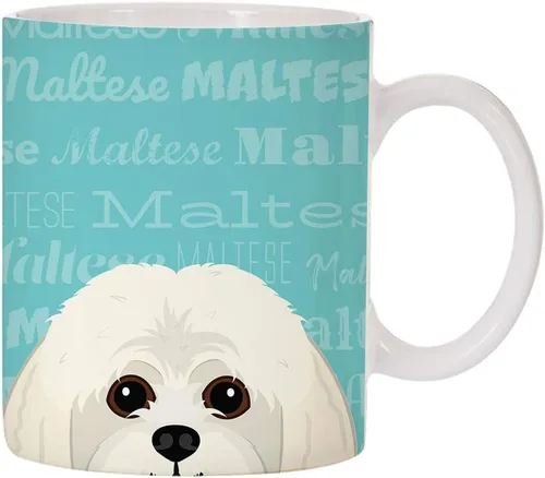 Miniatura 6 de Taza de café de cerámica con diseño de raza de perro de 11 oz (Border Collie)