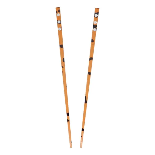 Miniatura 9 de Juego de 2 palillos de pelo con 3 diamantes - Negro