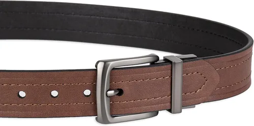 Miniatura 4 de Levi's Cinturón de mezclilla casual reversible para hombre