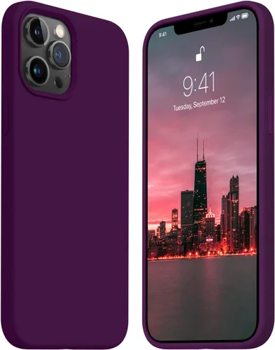 Miniatura 18 de JELE Funda a prueba de golpes diseñada para iPhone 11, funda de teléfono de silicona líquida con [forro de microfibra suave antiarañazos]
