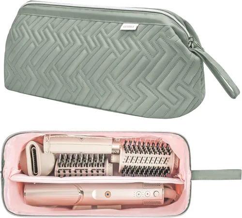 Miniatura 16 de Leudes Bolsa de Viaje para Herramientas de Cabello para Shark Flexstyle Estuche de Transporte Portátil Shark Hair Air Wrap Estuche para Secadora Rosa