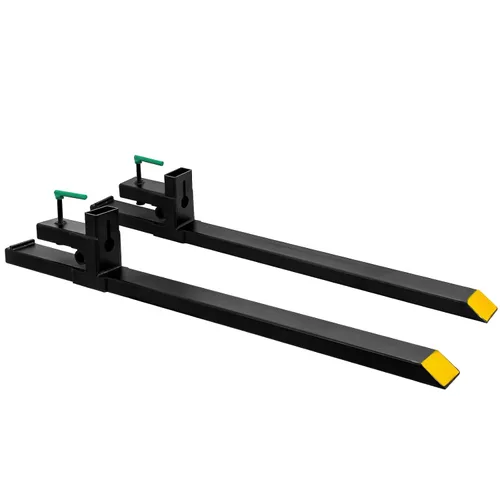 Miniatura 10 de Horquillas para paletas, abrazadera máxima de 43 pulgadas y 1500 libras en horquillas de tractor, accesorio de carga frontal resistente