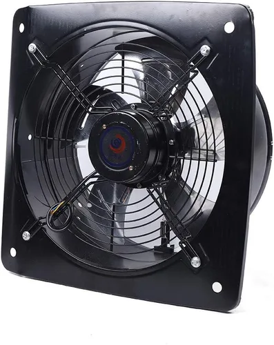 Miniatura 10 de Ventilador de escape industrial de 125 W, 12 pulgadas, ventilador de ventilación de pared, ventilador de ventilación silencioso, ventana de sótano