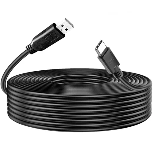 Miniatura 7 de YOTETION - Cable USB 2.0 A a USB A macho de 50 pies, cable USB compatible con cajas de disco duro, reproductor de DVD, cajas de disco duro