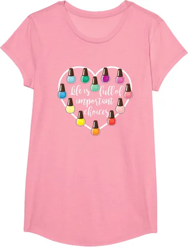 Miniatura 75 de Life Is Full Of Important Choices - Camiseta de regalo para esmalte de uñas