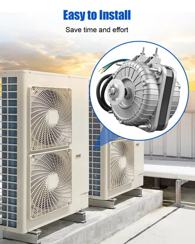 Miniatura 6 de YZF6-13 Motor de CA para ventilador pequeño equipo de refrigeración Radiadores Evaporadores utilizados para congeladores comerciales, etc., 1550 RPM