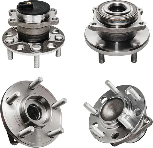 Miniatura 302 de Detroit Axle - Kit de nudillos de dirección delantera izquierda para Ford Edge Lincoln MKX 07-10, cojinete de rueda del lado del conductor, nudillo