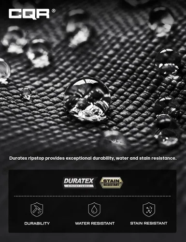 Miniatura 9 de CQR Pantalones tácticos para hombre, resistentes al agua, pantalones cargo Ripstop, ligeros EDC trabajo, senderismo, ropa para exteriores