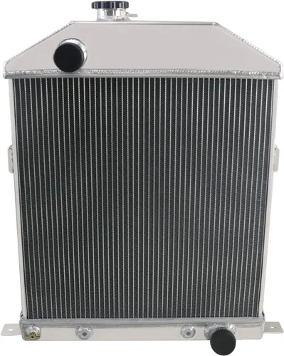 Radiador de aluminio de 2.441 in para motor Ford Deluxe Coupe Mercury Series Chevy V8 1942-1948 46, radiadores de enfriamiento de núcleo de 4 filas