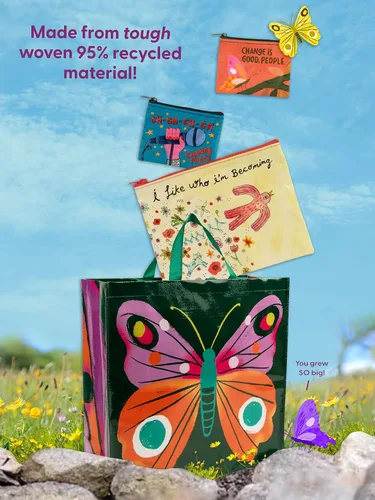 Miniatura 3 de Blue Q Monedero – Bonita bolsa para monedas para hombres y mujeres, cartera pequeña, organizador de llavero, bolsa con cremallera para monedas