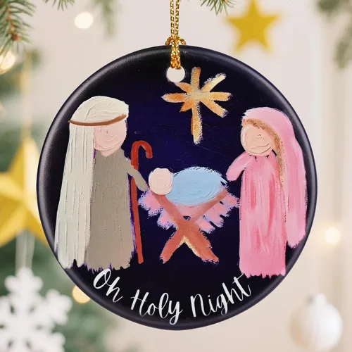 Miniatura 13 de Adorno de Cruz Católica, Adornos de Navidad Cristianos, Adornos de Árbol de Navidad, Decoración Religiosa de Vacaciones Regalos para Cristianos